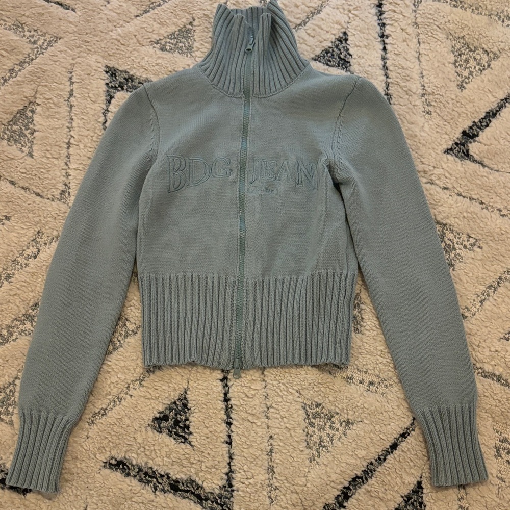 Urban Outfitters BDG Blue Turtleneck Sweater